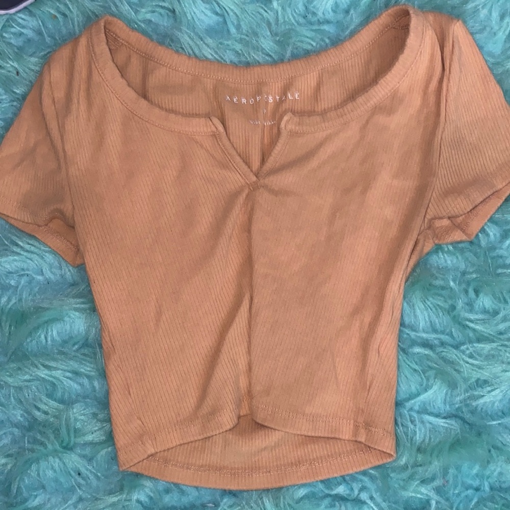 Orange Aeropostale crop top